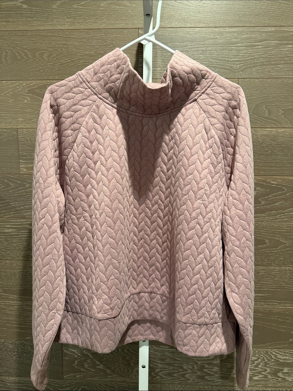Quilted Mock Neck Active Top